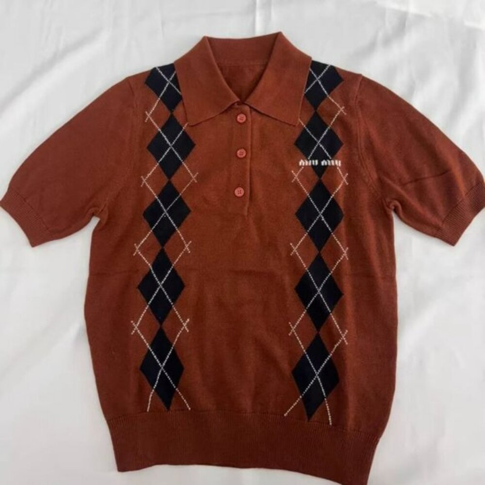 Miu Miu CASHMERE POLO SHIRT It36
